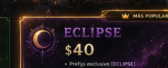 ECLIPSE, rango más comprado
