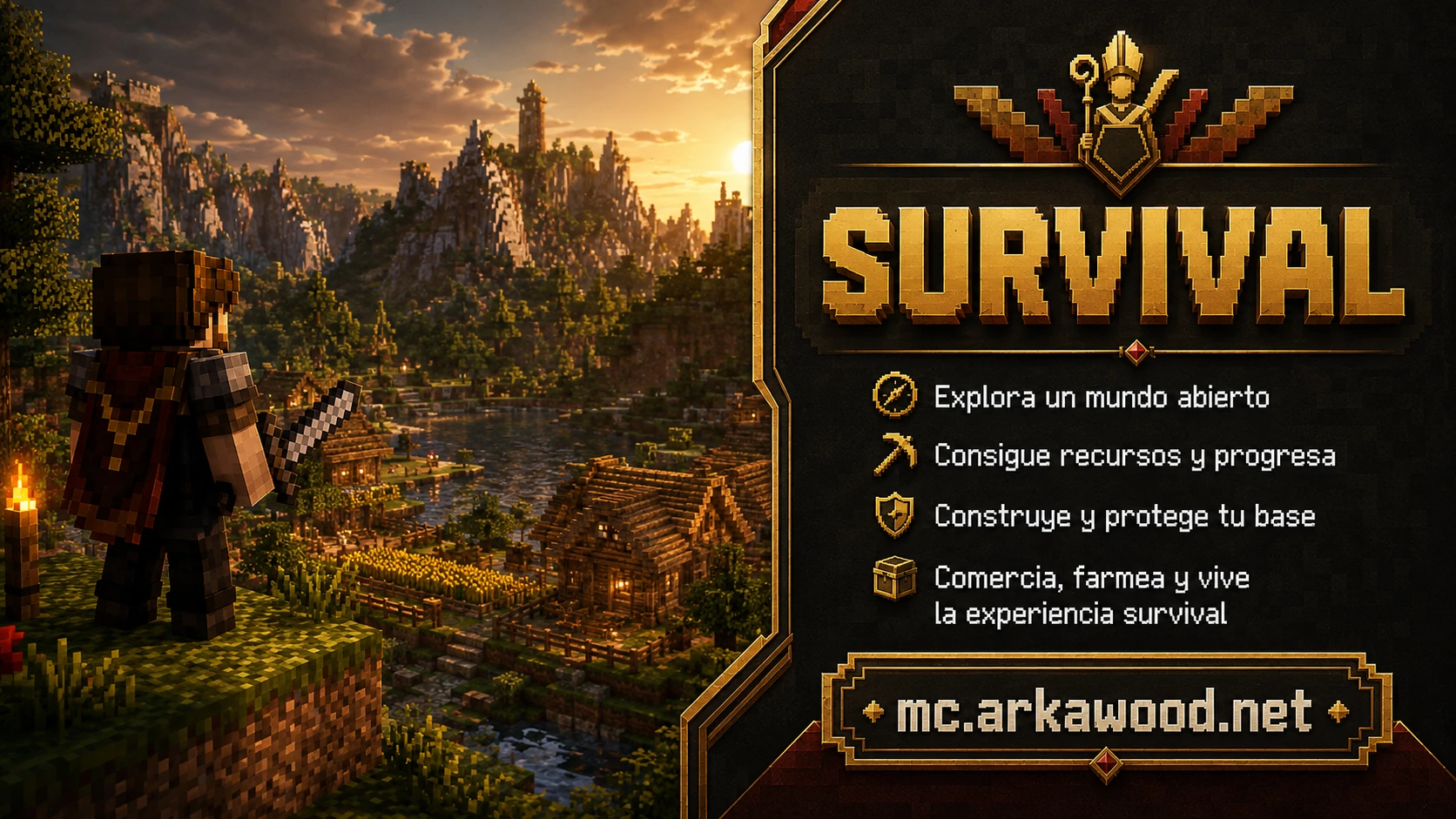 Modalidad Survival de ARKA WOOD